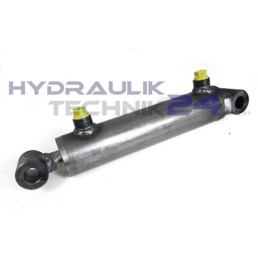 Hydraulikzylinder doppeltwirkend 90/50 - 675mm Hub mit Querbuchsen