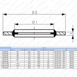 Dichtring SPIEGLER Hydraulik/Bremsleitung (d) 1,5mm Ø 10,2x15 mm
